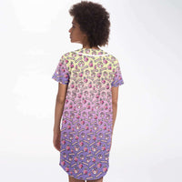Load image into Gallery viewer, Colorful Droid Catercorns Baseball Jersey Dress
