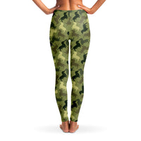 Load image into Gallery viewer, Designs by MyUtopia Shout Out:Dachshund Camo Print Fashion Leggings
