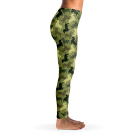 Load image into Gallery viewer, Designs by MyUtopia Shout Out:Dachshund Camo Print Fashion Leggings
