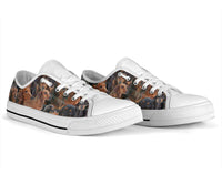 Load image into Gallery viewer, Designs by MyUtopia Shout Out:Dachshund Dog Print Canvas Sneakers
