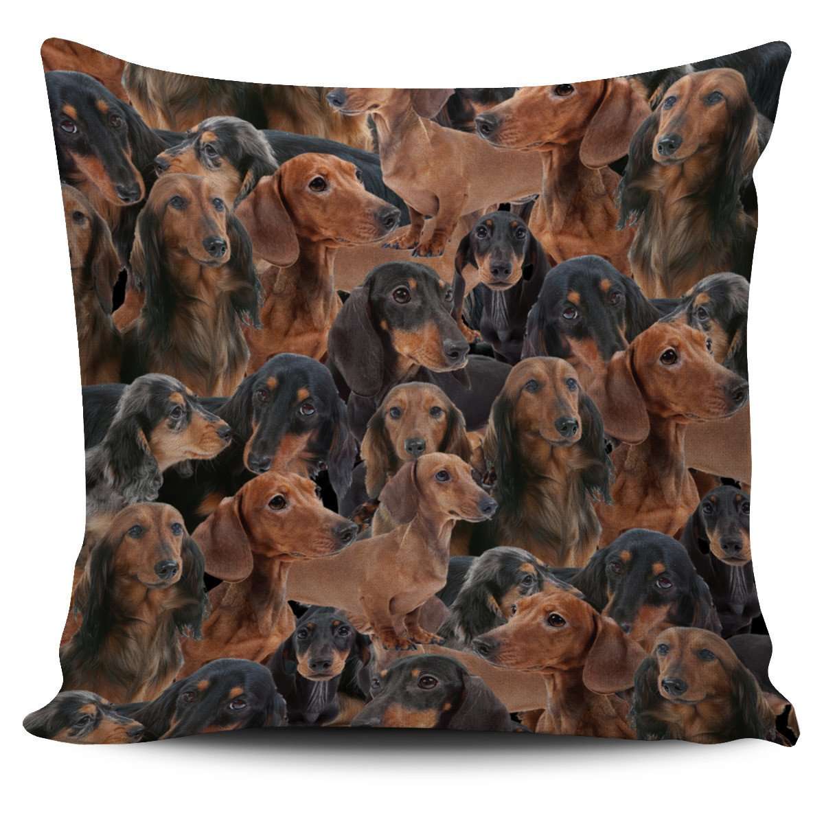 Designs by MyUtopia Shout Out:Dachshund Lovers Pillowcase
