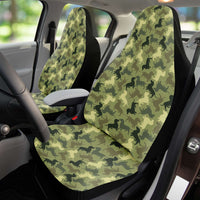 Load image into Gallery viewer, Designs by MyUtopia Shout Out:Dachshund Shaped Camo Print car seat covers (set of two)
