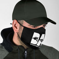 Load image into Gallery viewer, Designs by MyUtopia Shout Out:DAD Air Force Veteran Myth Legend Adult Fabric Face Mask with Elastic Ear Loops
