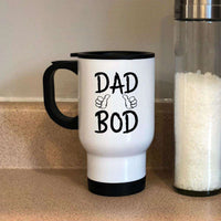 Load image into Gallery viewer, Designs by MyUtopia Shout Out:Dad Bod 14 oz Stainless Steel Travel Coffee Mug w. Twist Close Lid

