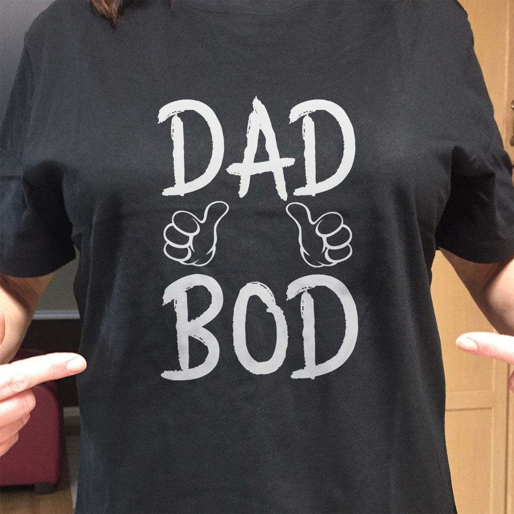 Designs by MyUtopia Shout Out:Dad Bod Adult Unisex T-Shirt