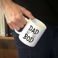 Load image into Gallery viewer, Designs by MyUtopia Shout Out:Dad Bod White Ceramic Coffee Mug
