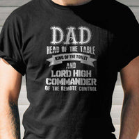 Load image into Gallery viewer, Designs by MyUtopia Shout Out:Dad Head Of The Table Adult Unisex T-Shirt
