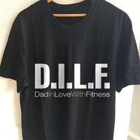 Load image into Gallery viewer, Designs by MyUtopia Shout Out:Dad In Love with Fitness D.I.L.F. Adult Unisex T-Shirt

