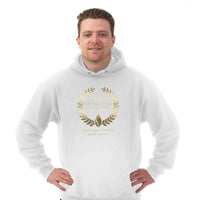 Load image into Gallery viewer, Designs by MyUtopia Shout Out:Dad of the Year Award Personalized with Kids Names Adult Hoodie
