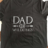 Load image into Gallery viewer, Designs by MyUtopia Shout Out:Dad of Wildlings Adult Unisex T-Shirt
