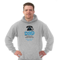 Load image into Gallery viewer, Designs by MyUtopia Shout Out:Dad Thank You For Always Being There Personalized with Kids Names Adult Hoodie
