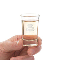 Load image into Gallery viewer, Designs by MyUtopia Shout Out:Dad Thank You For Always Being There Personalized with Kids Names Laser Etched Shot Glass
