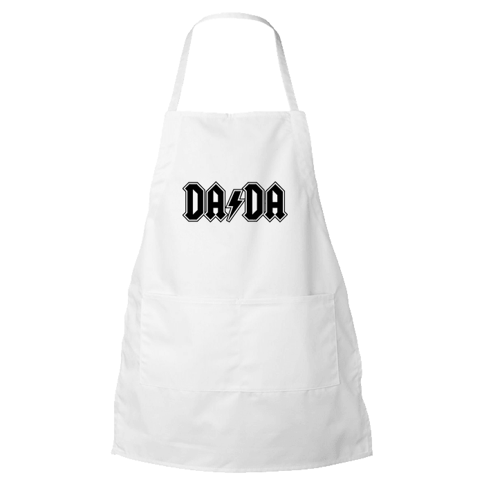 Designs by MyUtopia Shout Out:DaDa Apron,White,Apron