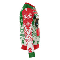 Load image into Gallery viewer, Designs by MyUtopia Shout Out:Dashing Through The NO Funny Christmas Fleece Lined Fashion Sweatshirt
