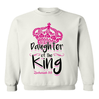 Load image into Gallery viewer, Designs by MyUtopia Shout Out:Daughter of the King Adult Unisex Sweatshirt,White / Small,Sweatshirts
