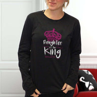 Load image into Gallery viewer, Designs by MyUtopia Shout Out:Daughter of the King Christian Long Sleeve T-Shirt
