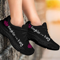 Load image into Gallery viewer, Designs by MyUtopia Shout Out:Daughter Of The King God&#39;s Princess Bible Verse Inspired Art Mesh Fabric Walking Sneakers
