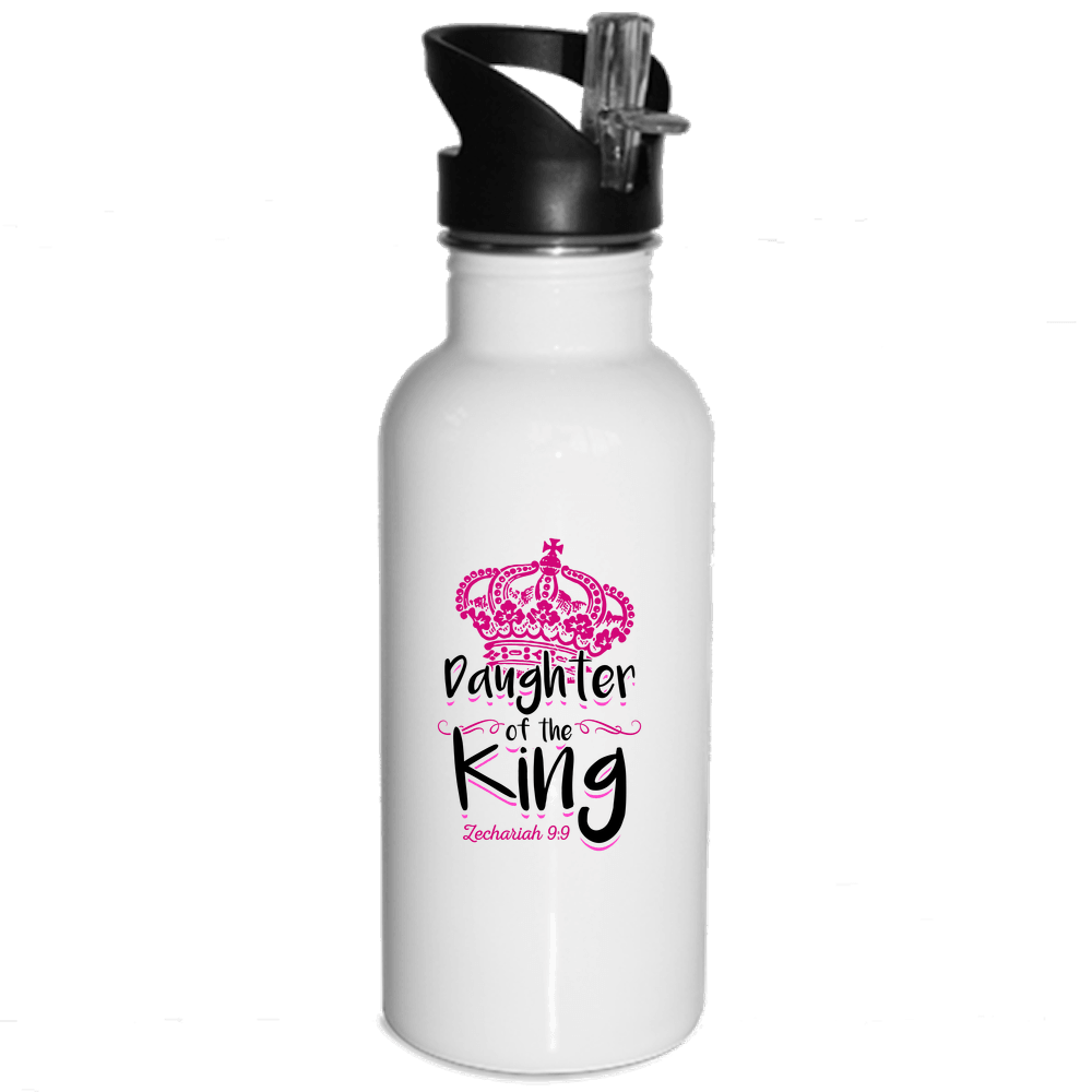 Designs by MyUtopia Shout Out:Daughter of the King Stainless Steel Reusable Water Bottle,Default Title,Water Bottles