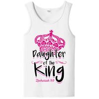 Load image into Gallery viewer, Designs by MyUtopia Shout Out:Daughter of the King Tank Top,White / Small,Tank Tops
