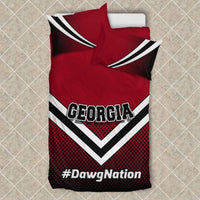 Load image into Gallery viewer, Designs by MyUtopia Shout Out:#DawgNation Georgia Fan Duvet Cover and Pillowcases
