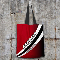 Load image into Gallery viewer, Designs by MyUtopia Shout Out:#DawgNation Georgia Fan Fabric Totebag Reusable Shopping Tote
