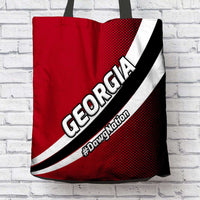 Load image into Gallery viewer, Designs by MyUtopia Shout Out:#DawgNation Georgia Fan Fabric Totebag Reusable Shopping Tote

