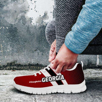 Load image into Gallery viewer, Designs by MyUtopia Shout Out:#DawgNation Georgia Fan Running Shoes
