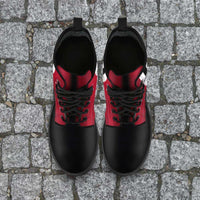 Load image into Gallery viewer, Designs by MyUtopia Shout Out:#DawgNation Georgia Faux Leather 7 eye Lace-up Boots
