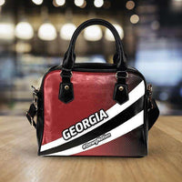 Load image into Gallery viewer, Designs by MyUtopia Shout Out:#DawgNation Georgia Faux Leather Handbag with Shoulder Strap
