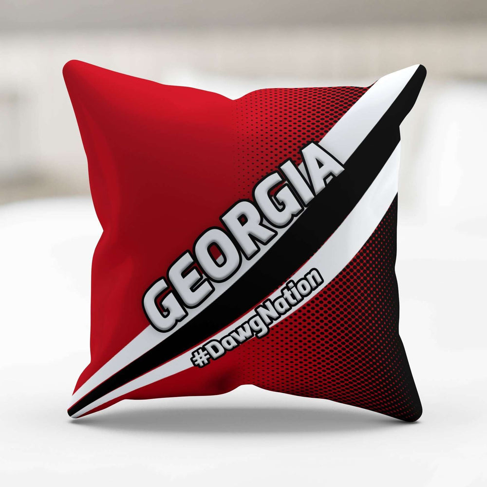 Designs by MyUtopia Shout Out:#DawgNation Georgia Pillowcase