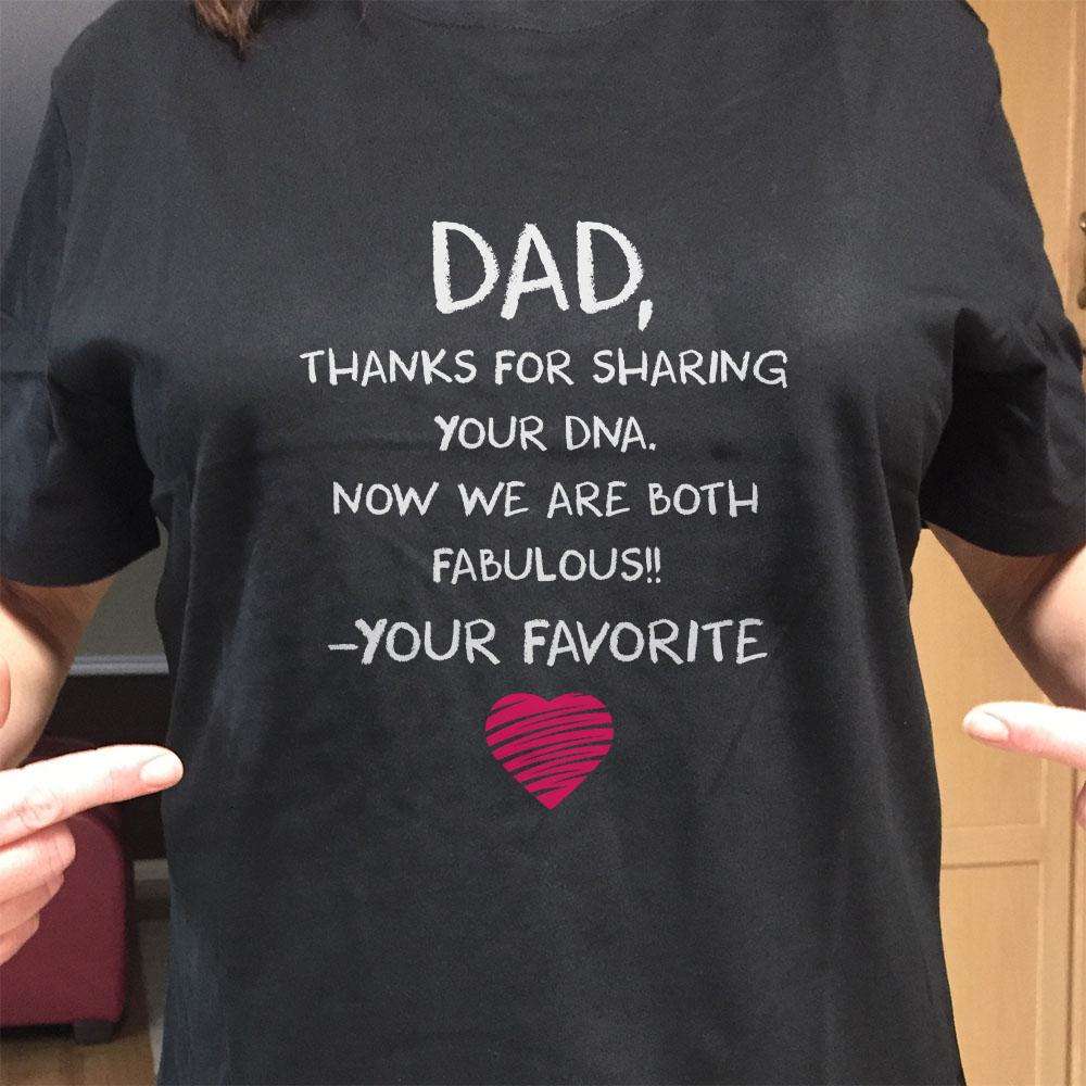 Designs by MyUtopia Shout Out:Dear Dad Adult Unisex T-Shirt