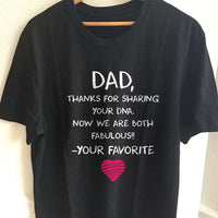 Load image into Gallery viewer, Designs by MyUtopia Shout Out:Dear Dad Adult Unisex T-Shirt,S / Black,Adult Unisex T-Shirt
