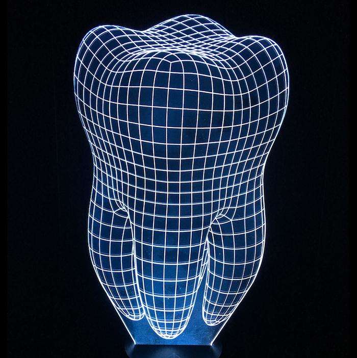 Designs by MyUtopia Shout Out:Dentist / Tooth USB Powered LED Night-light Lamp Glows in Multiple Colors