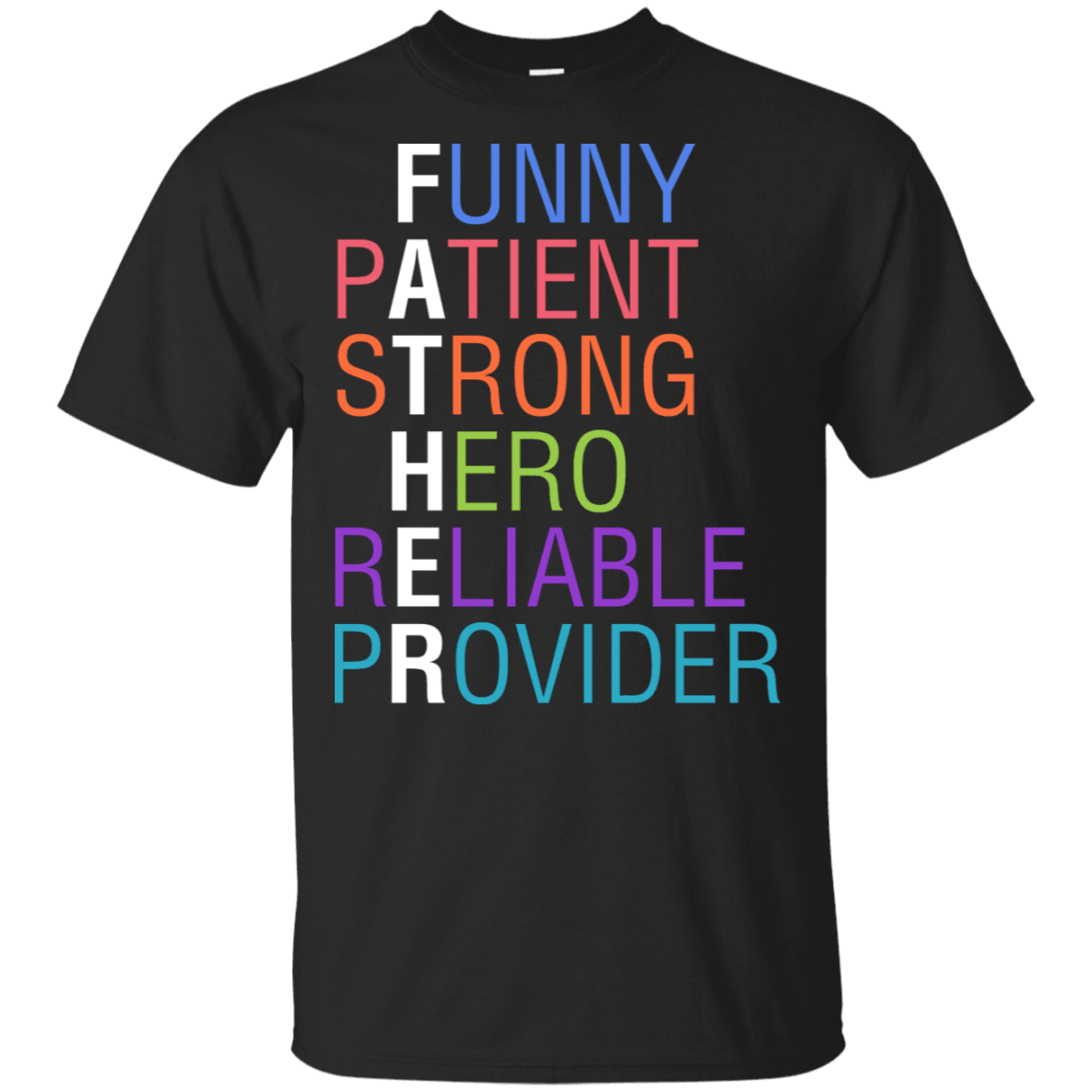 Designs by MyUtopia Shout Out:Descriptions of Father Anagram Ultra Cotton Unisex T-Shirt,Black / S,Adult Unisex T-Shirt