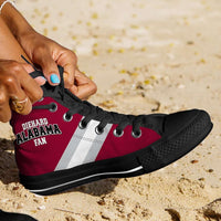 Load image into Gallery viewer, Designs by MyUtopia Shout Out:Diehard Alabama Fan Canvas High Top Shoes
