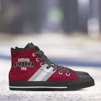 Load image into Gallery viewer, Designs by MyUtopia Shout Out:Diehard Alabama Fan Canvas High Top Shoes
