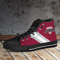 Load image into Gallery viewer, Designs by MyUtopia Shout Out:Diehard Alabama Fan Canvas High Top Shoes
