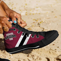 Load image into Gallery viewer, Designs by MyUtopia Shout Out:Diehard Arizona Cardinals Fan Canvas High Top Shoes
