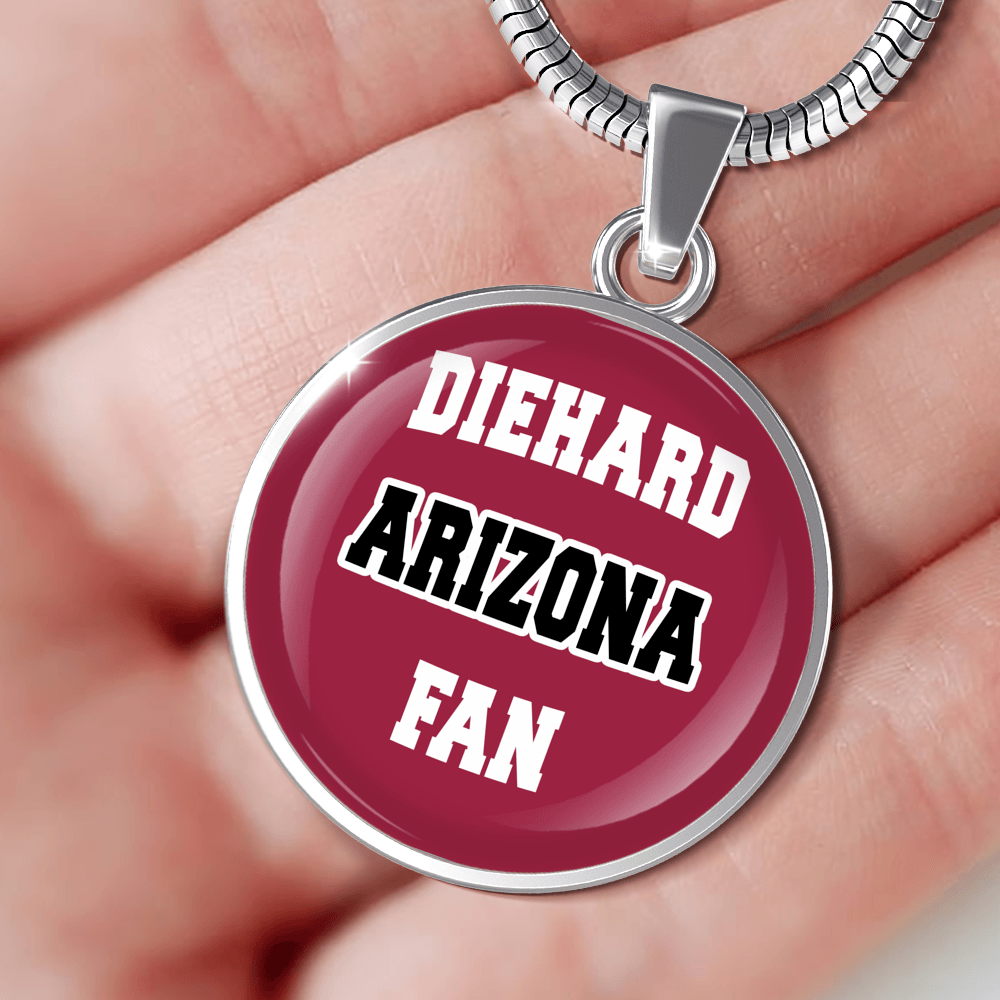 Designs by MyUtopia Shout Out:Diehard Arizona Cardinals Fan Handcrafted Necklace