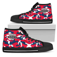 Load image into Gallery viewer, Designs by MyUtopia Shout Out:Diehard Arizona Wildcats Fan Camo Canvas High Top Shoes
