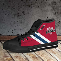 Load image into Gallery viewer, Designs by MyUtopia Shout Out:Diehard Arizona Wildcats Fan Canvas High Top Shoes
