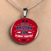 Load image into Gallery viewer, Designs by MyUtopia Shout Out:Diehard Arizona Wildcats Fan In Enemy Territory Engravable Personalized Jewelry
