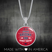 Load image into Gallery viewer, Designs by MyUtopia Shout Out:Diehard Arizona Wildcats Fan In Enemy Territory Engravable Personalized Jewelry

