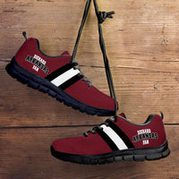 Load image into Gallery viewer, Designs by MyUtopia Shout Out:Diehard Arkansas Fan Running Shoes,Kid&#39;s / 11 CHILD (EU28) / Red/White/Black,Running Shoes
