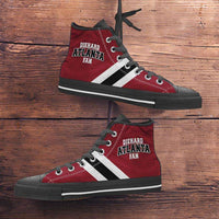 Load image into Gallery viewer, Designs by MyUtopia Shout Out:Diehard Atlanta Fan Canvas High Top Shoes
