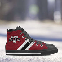 Load image into Gallery viewer, Designs by MyUtopia Shout Out:Diehard Atlanta Fan Canvas High Top Shoes
