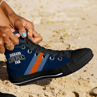 Load image into Gallery viewer, Designs by MyUtopia Shout Out:Diehard Auburn Fan Canvas High Top Shoes
