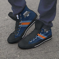 Load image into Gallery viewer, Designs by MyUtopia Shout Out:Diehard Auburn Fan Canvas High Top Shoes

