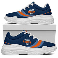 Load image into Gallery viewer, Designs by MyUtopia Shout Out:Diehard Auburn Fan Chunky Sneaker Walking Shoes
