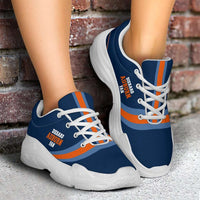 Load image into Gallery viewer, Designs by MyUtopia Shout Out:Diehard Auburn Fan Chunky Sneaker Walking Shoes
